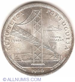 20 Escudos 1966 Salazar Bridge 20 Escudos 1966 Salazar Bridge