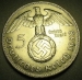 Aversul lui 5 Reichsmark 1938 J