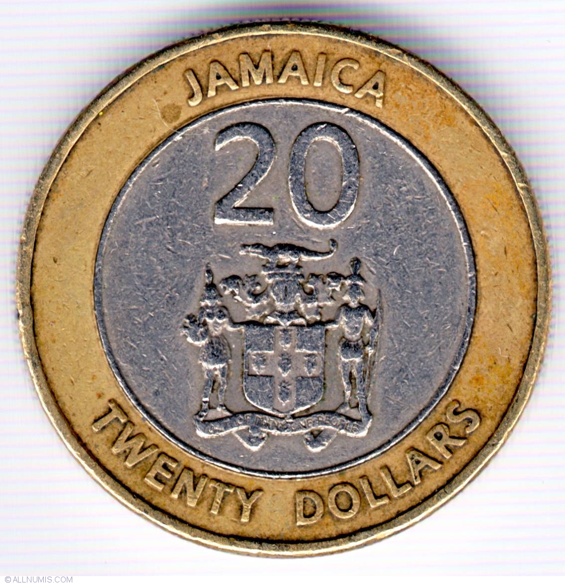 20 Dollars 2000 Commonwealth 1981 2000 Jamaica Coin 16022