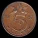 Reversul lui 5 Cents 1957