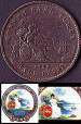 ½ Penny (1sou) 1852 Quebec City