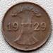 1 Reichspfennig 1929 D
