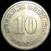 Reversul lui 10 Pfennig 1890 A