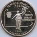 Reversul lui State Quarter Pennsylvania 1999 S