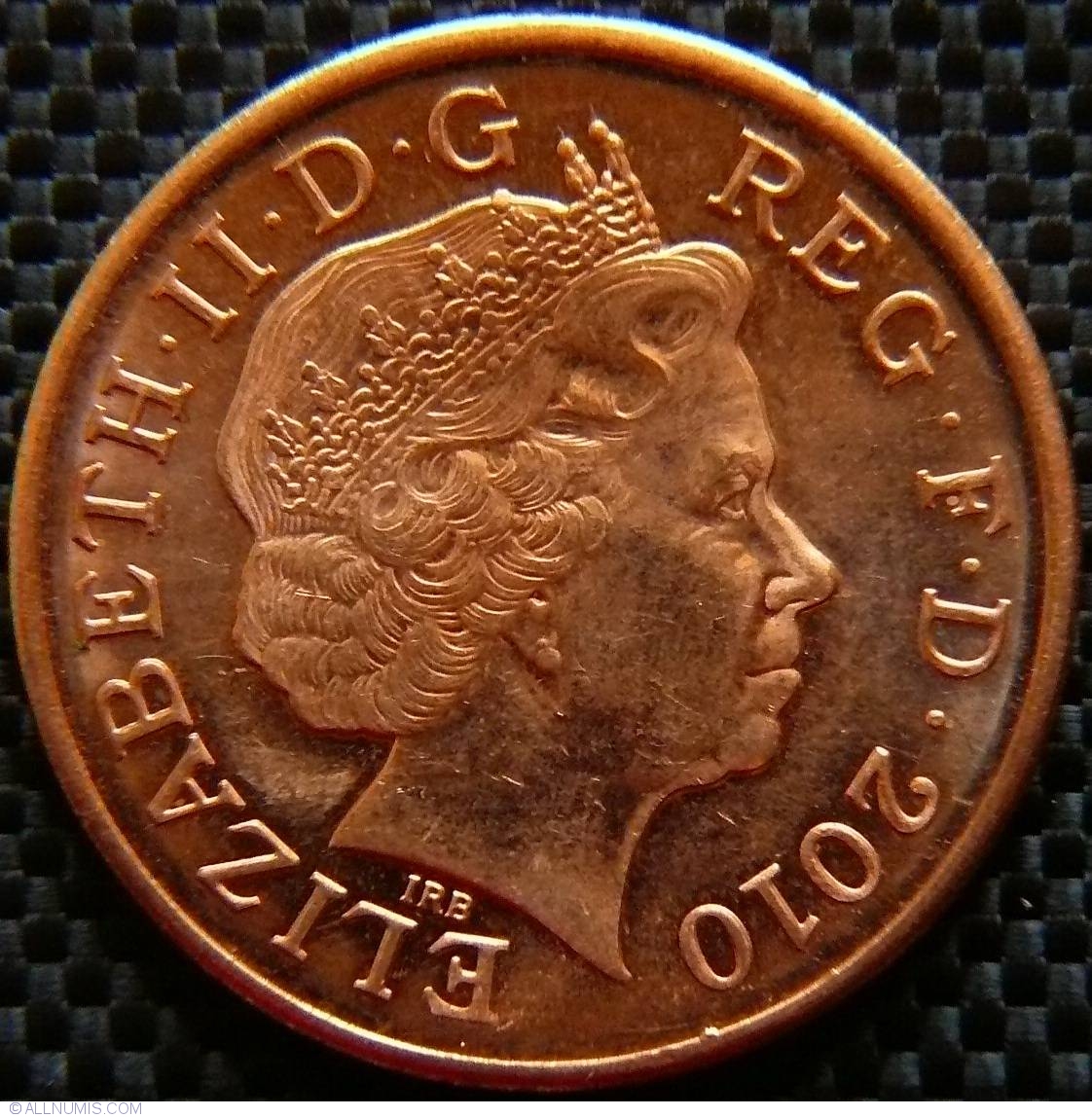 2 Pence 2010 Elizabeth II 1952 present Great Britain Coin 22830