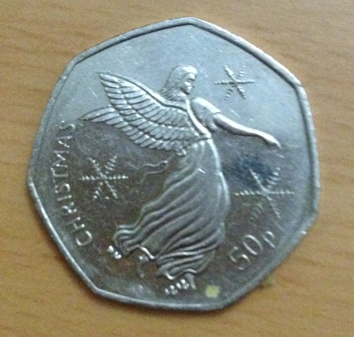 50 Pence 2012 - Christmas, Briish Dependency ( 2011-2020) - Isle of Man - Coin - 36611