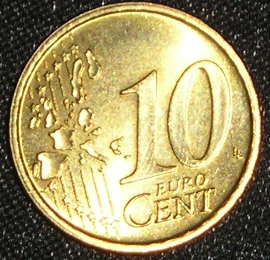 Coin Of 10 Euro Cent 2002 From Italy ID 2252