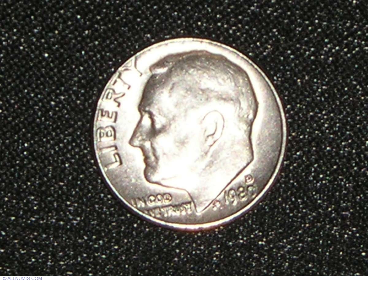 Dime 1980 D, Dime, Roosevelt (1946-present) - United States Of America 