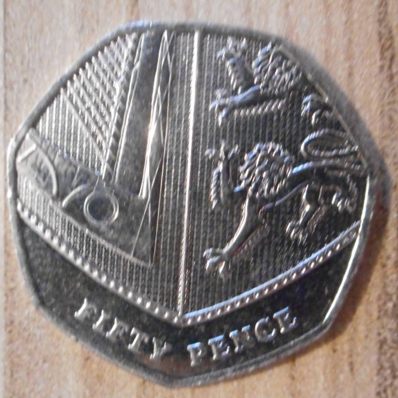 50 Pence 2014 Elizabeth II 1952 present Great Britain Coin 33622