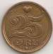 Obverse of 25 Ore 1999