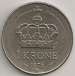 Obverse of 1 Krone 1976