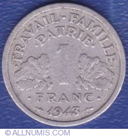 1 Franc 1943 1 Franc 1943