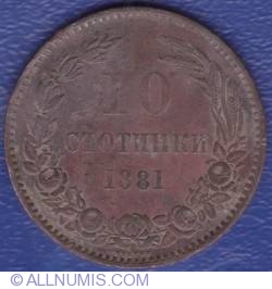 10 Stotinki 1881