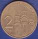 Obverse of 2 Dinara 2008