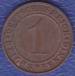 Obverse of 1 Reichspfennig 1935 D