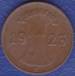 Reverse of 1 Rentenpfennig 1923 E