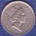 Reverse of 5 Pence 1992