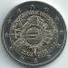 2 Euro 2012 A - 10 years of euro banknotes and coins 2 Euro 2012 A - 10 years of euro banknotes and coins