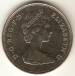 Reversul lui 25 New Pence 1980 - A 80-a aniversare a Reginei Mama