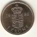 Obverse of 1 Krone 1989
