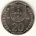 Obverse of 20 Escudos 2000