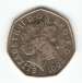 Reverse of 50 Pence 2001