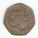 Reverse of 50 Pence 2002