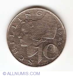 10 Schilling 1986 10 Schilling 1986