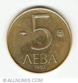 5 Leva 1992 5 Leva 1992