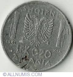 0,20 Lek 1941 0,20 Lek 1941