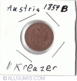 1 Kreuzer 1859 B 1 Kreuzer 1859 B