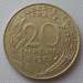 Obverse of 20 Centimes 1988