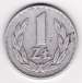 Obverse of 1 Zloty 1949