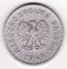 Reverse of 1 Zloty 1949