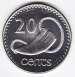 Obverse of 20 Cents 1999