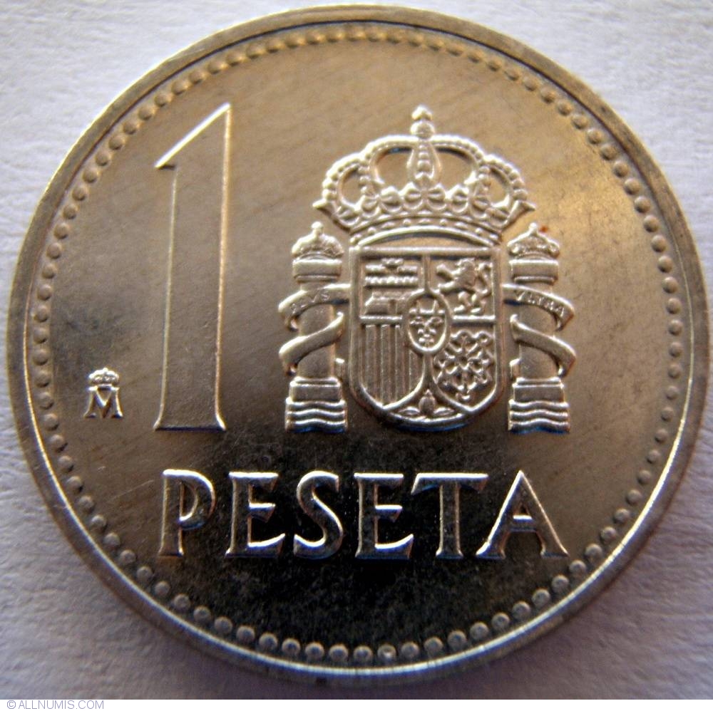 1 Peseta 1989 Juan Carlos I 1975 1989 Spain Coin 225