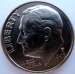 Reverse of One Dime 1998 P