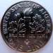 Obverse of One Dime 2005 D