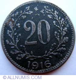 20 Heller 1916 20 Heller 1916