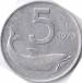Obverse of 5 Lire 1979