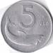 Obverse of 5 Lire 1988