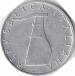 Reverse of 5 Lire 1988
