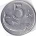 Obverse of 5 Lire 1992
