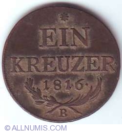 1 Kreuzer 1816 B