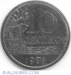 10 Centavos 1975 10 Centavos 1975