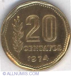 20 Centavos 1974 20 Centavos 1974