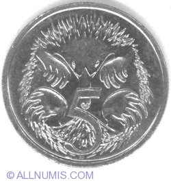 5 Australian Cents 1992