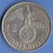 Aversul lui 2 Reichsmark 1937 D