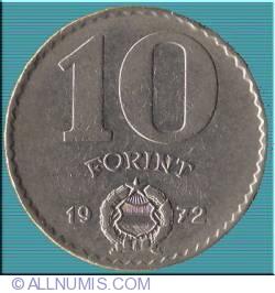 10 Forint 1972 10 Forint 1972