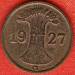1 Reichspfennig 1927 G
